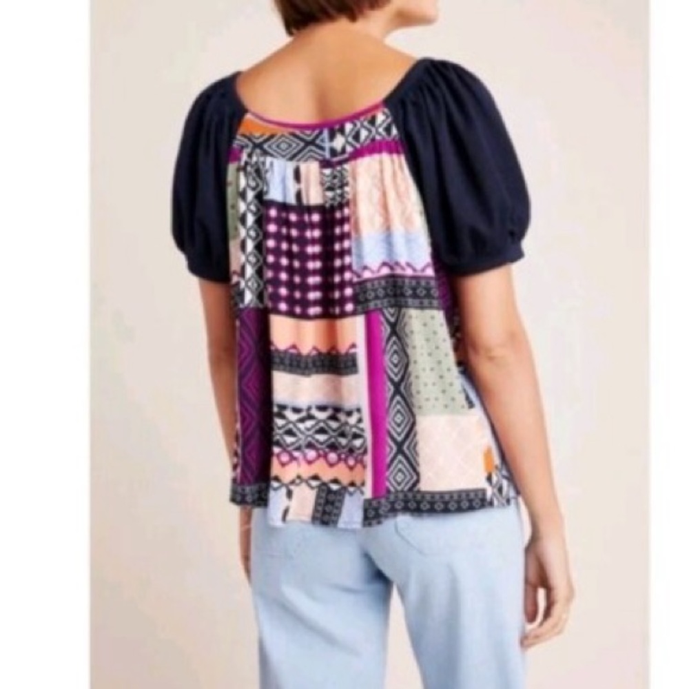 Maeve Catania Patchwork Top - image 3